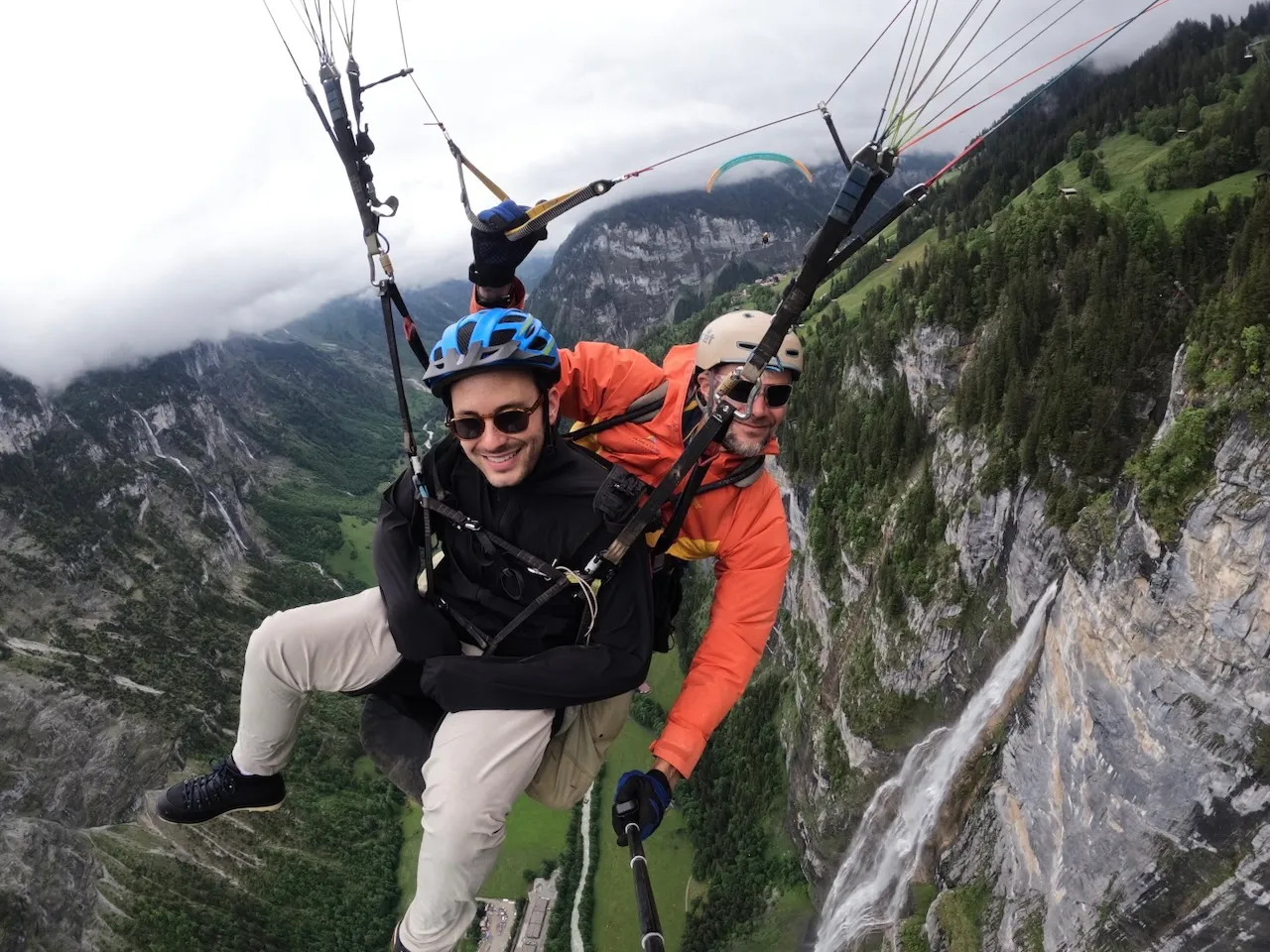 Paragliding adventure